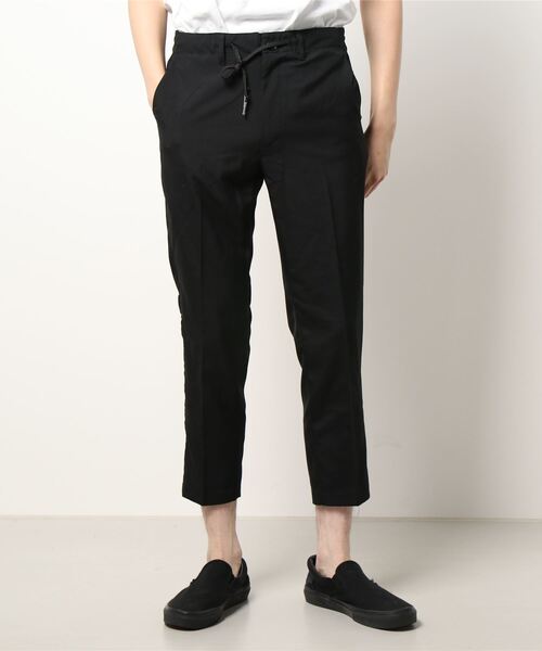 VIBGYOR(ヴィブジョー)の「TRルーズフィットアンクルパンツ(スラックス・メンズ・ブラック/カーキ/その他1/ブルー系その他/ベージュ/グレイッシュベージュ・LARGE/MEDIUM/X-LARGE)」の2枚目の写真