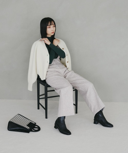 N.(N. Natural Beauty Basic)(エヌエヌナチュラルビューティーベーシック)の「チェック柄くり手トートバッグ(トートバッグ・レディース・ブラック/ブラウン・フリ-)」の18枚目の写真