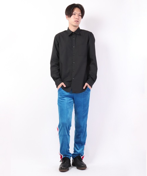 k.u.i(ケーユーアイ)の「ベロアラインカラーパンツ(その他パンツ・メンズ・ブラック/パープル/ネイビー/ブルー/グリーン・L/M)」の9枚目の写真