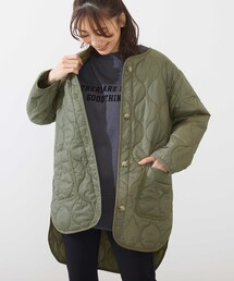 SHOO・LA・RUE | ラウンドヘムキルティングライトブルゾン(ブルゾン)