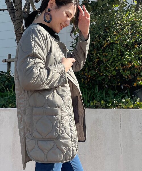 SHOO・LA・RUE（シューラルー）の「◆キルティングライトブルゾン（ブルゾン・レディース・ブラック/オリーブ/ナチュラル・02/03/04）」の7枚目の写真