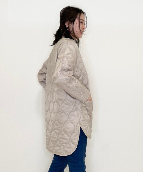 SHOO・LA・RUE（シューラルー）の「◆キルティングライトブルゾン（ブルゾン・レディース・ブラック/オリーブ/ナチュラル・02/03/04）」の17枚目の写真