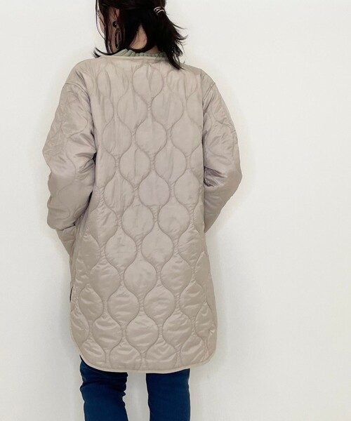 SHOO・LA・RUE（シューラルー）の「◆キルティングライトブルゾン（ブルゾン・レディース・ブラック/オリーブ/ナチュラル・02/03/04）」の5枚目の写真