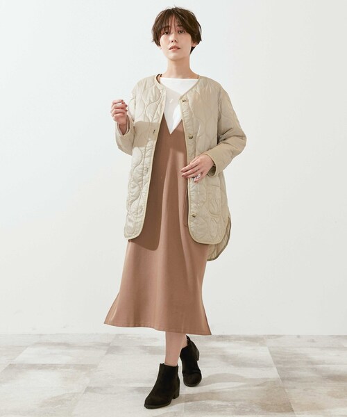 SHOO・LA・RUE（シューラルー）の「◆キルティングライトブルゾン（ブルゾン・レディース・ブラック/オリーブ/ナチュラル・02/03/04）」の21枚目の写真