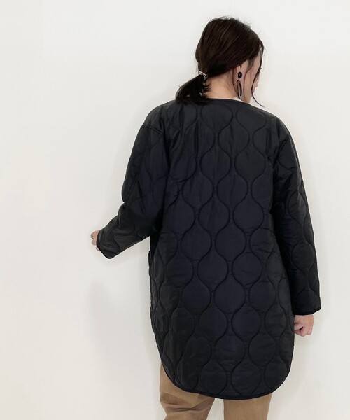 SHOO・LA・RUE（シューラルー）の「◆キルティングライトブルゾン（ブルゾン・レディース・ブラック/オリーブ/ナチュラル・02/03/04）」の6枚目の写真