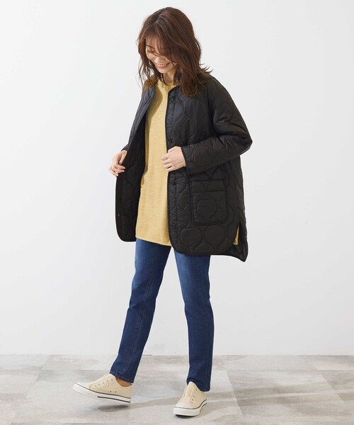 SHOO・LA・RUE（シューラルー）の「◆キルティングライトブルゾン（ブルゾン・レディース・ブラック/オリーブ/ナチュラル・02/03/04）」の16枚目の写真