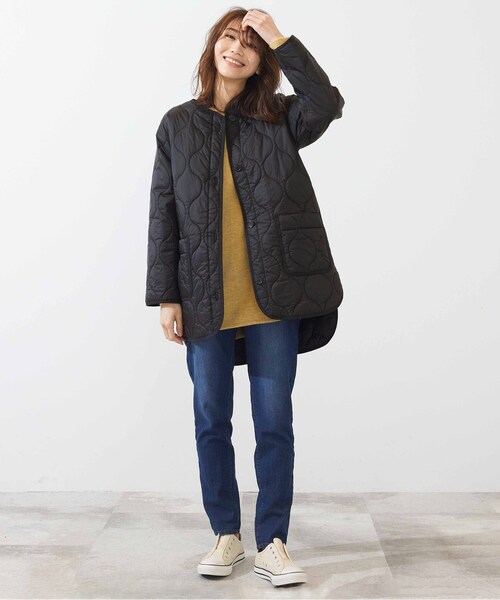 SHOO・LA・RUE（シューラルー）の「◆キルティングライトブルゾン（ブルゾン・レディース・ブラック/オリーブ/ナチュラル・02/03/04）」の22枚目の写真