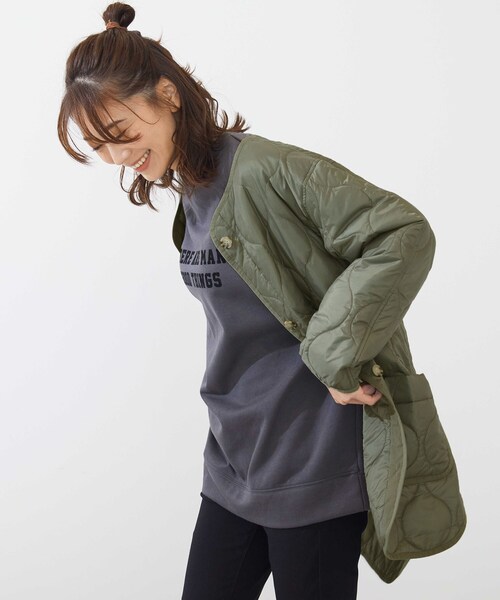 SHOO・LA・RUE（シューラルー）の「◆キルティングライトブルゾン（ブルゾン・レディース・ブラック/オリーブ/ナチュラル・02/03/04）」の19枚目の写真