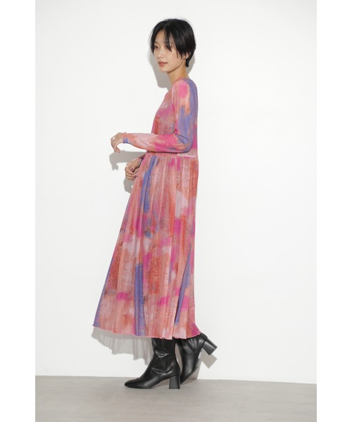 numph（ニンフ）の「(NUMPH)プリントワンピース（ワンピース・レディース・ピンク・SMALL）」の5枚目の写真