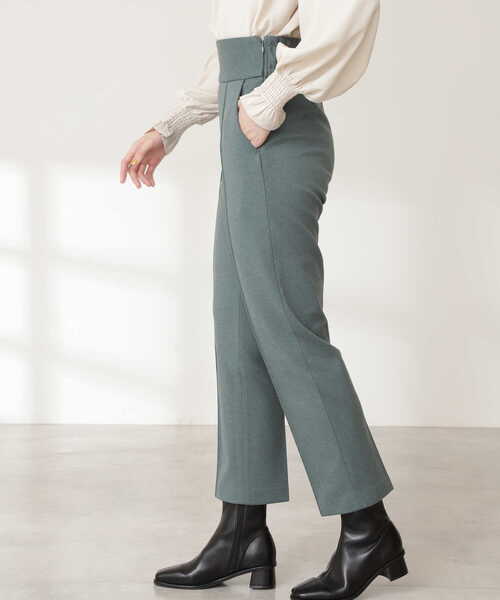 N.（N. Natural Beauty Basic）（エヌエヌナチュラルビューティーベーシック）の「ストレッチスリムストレートパンツ（その他パンツ・レディース・グレー/グリーン・MEDIUM）」の22枚目の写真