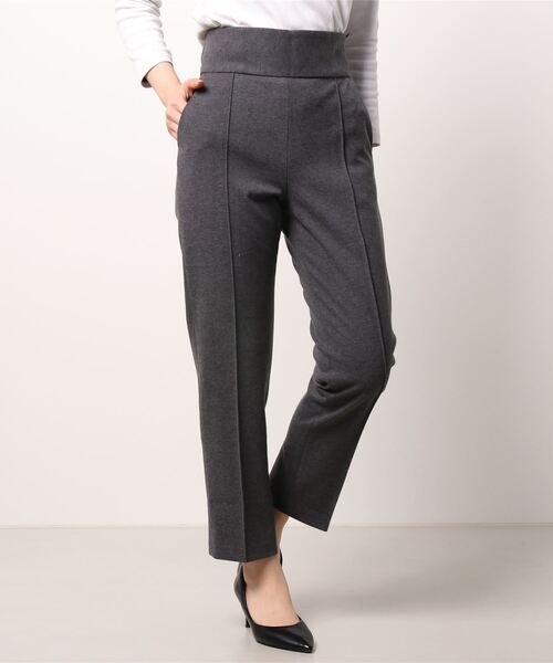 N.（N. Natural Beauty Basic）（エヌエヌナチュラルビューティーベーシック）の「ストレッチスリムストレートパンツ（その他パンツ・レディース・グレー/グリーン・MEDIUM）」の5枚目の写真