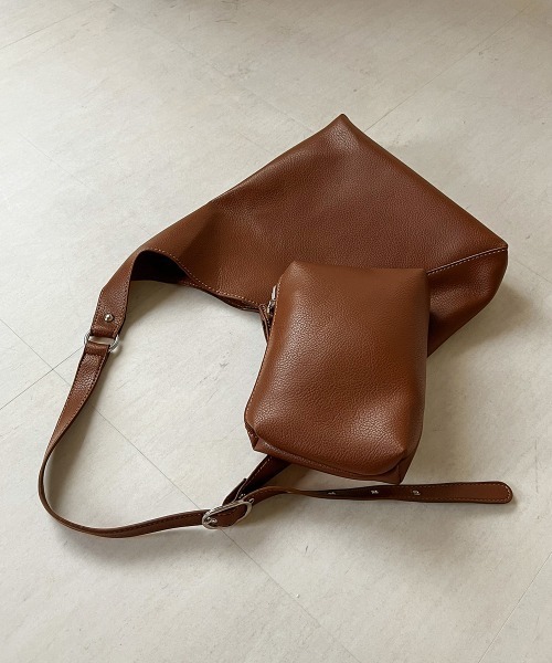 Bab（バブ）の「スクエアカットショルダーバッグ（ショルダーバッグ・レディース・ブラック/ベージュ/ブラウン・ONESIZE）」の11枚目の写真