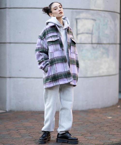 X-girl（エックスガール）の「FACE PATCH SWEAT PANTS/フェイスパッチ　スウェットパンツ（スウェットパンツ・レディース・ブラック/ライトグリーン/アッシュ・S/M）」の18枚目の写真