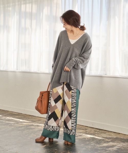 JOURNAL STANDARD（ジャーナルスタンダード）の「スカーフプリントパンツ◆（その他パンツ・レディース・ブルー/グリーン/ブラック・FREE）」の20枚目の写真