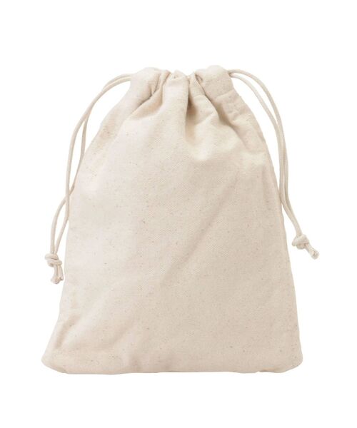 MURUA（ムルーア）の「メッシュ巾着バッグ（ハンドバッグ・レディース・ホワイト/ブラック・FREE）」の10枚目の写真