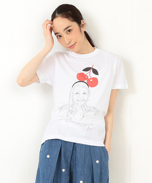 Ray BEAMS(レイビームス)の「【sweet 4月号掲載】Maison Seine / Anna T(Tシャツ/カットソー・レディース・ホワイト・ONE SIZE)」の2枚目の写真