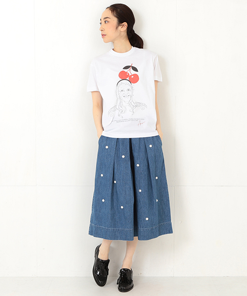 Ray BEAMS(レイビームス)の「【sweet 4月号掲載】Maison Seine / Anna T(Tシャツ/カットソー・レディース・ホワイト・ONE SIZE)」の6枚目の写真