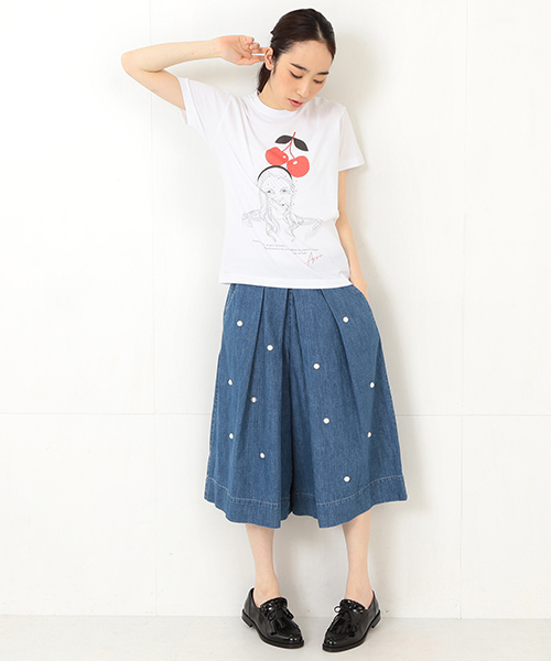 Ray BEAMS(レイビームス)の「【sweet 4月号掲載】Maison Seine / Anna T(Tシャツ/カットソー・レディース・ホワイト・ONE SIZE)」の7枚目の写真