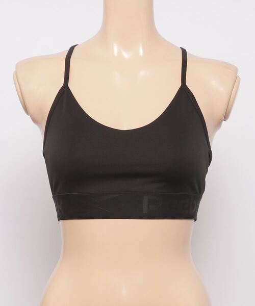 Reebok（リーボック）の「ストラッピー バック ブラ / WOR COMM STRAPPY BACK BRA（スポーツブラ・レディース・ブラック/スカイブルー・LARGE/MEDIUM/X-LARGE/SMALL/XX-LARGE/X-SMALL）」の9枚目の写真