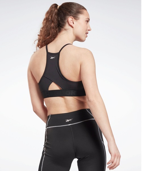 Reebok（リーボック）の「ストラッピー バック ブラ / WOR COMM STRAPPY BACK BRA（スポーツブラ・レディース・ブラック/スカイブルー・LARGE/MEDIUM/X-LARGE/SMALL/XX-LARGE/X-SMALL）」の6枚目の写真