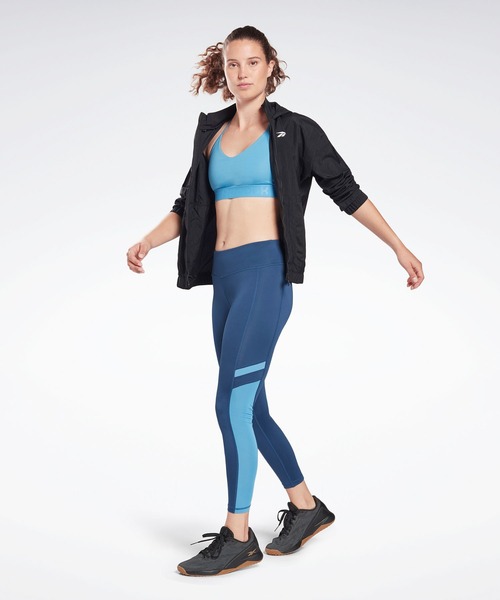 Reebok（リーボック）の「ストラッピー バック ブラ / WOR COMM STRAPPY BACK BRA（スポーツブラ・レディース・ブラック/スカイブルー・LARGE/MEDIUM/X-LARGE/SMALL/XX-LARGE/X-SMALL）」の11枚目の写真