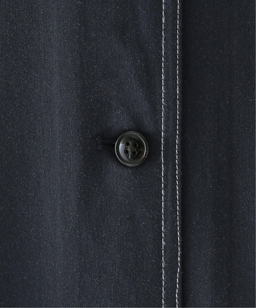 JOURNAL STANDARD relume（ジャーナルスタンダード　レリューム）の「ビッグカラーステッチワンピース◆（ワンピース・レディース・チャコールグレー/カーキ・FREE）」の6枚目の写真