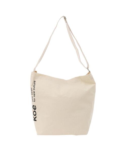 koe(コエ)の「キャンバスワンショルダーバッグ*(ショルダーバッグ・レディース・ライトグレー/ブラック/アイボリー/ライトカーキ/ライトインディゴブルー/ライトイエロー・FREE)」の17枚目の写真
