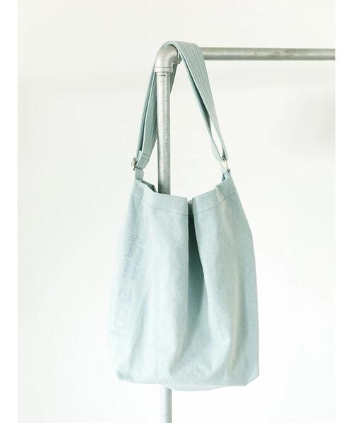 koe(コエ)の「キャンバスワンショルダーバッグ*(ショルダーバッグ・レディース・ライトグレー/ブラック/アイボリー/ライトカーキ/ライトインディゴブルー/ライトイエロー・FREE)」の6枚目の写真
