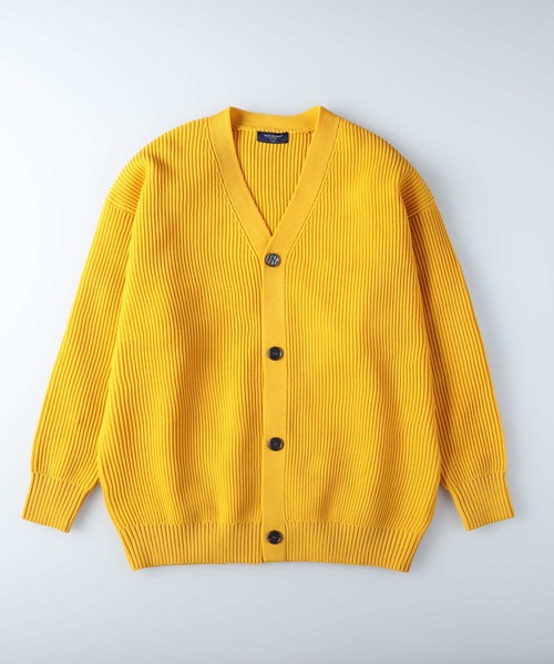 BACK NUMBER（バックナンバー）の「【BACK NUMBER】オーバーサイズニットカーディガン（カーディガン/ボレロ・メンズ・グリーン/イエロー/ライトベージュ/ブラック・XL/L/M）」の16枚目の写真