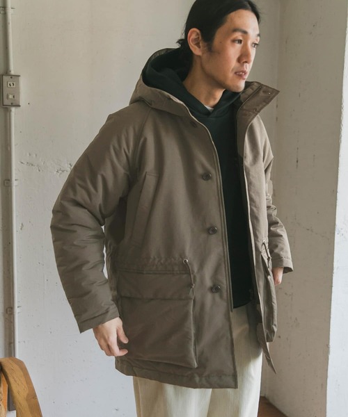 タグ付き　URBAN RESEARCH DOORS フード付きコート黒 URBAN RESEARCH DOORS（アーバンリサーチドアーズ）の「パデット