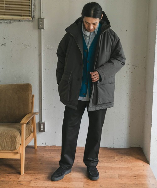 タグ付き　URBAN RESEARCH DOORS フード付きコート黒 URBAN RESEARCH DOORS（アーバンリサーチドアーズ）の「パデット