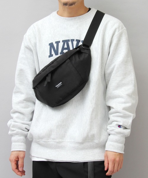 YAKPAK(ヤックパック)の「YAKPAK / ヤックパック / 撥水 600Dポリエステル / ウエストバッグ / ウエストポーチ / white labela / ホワイトレーベル / WAIST BAG(ボディバッグ/ウエストポーチ・メンズ・ブラック・FREE)」の8枚目の写真