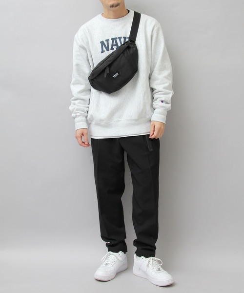 YAKPAK(ヤックパック)の「YAKPAK / ヤックパック / 撥水 600Dポリエステル / ウエストバッグ / ウエストポーチ / white labela / ホワイトレーベル / WAIST BAG(ボディバッグ/ウエストポーチ・メンズ・ブラック・FREE)」の17枚目の写真