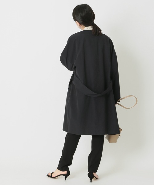 journal standard L'essage（ジャーナルスタンダードレサージュ）の「ノーカラーコート◆（ノーカラーコート・レディース・ベージュ/ネイビー・FREE）」の15枚目の写真