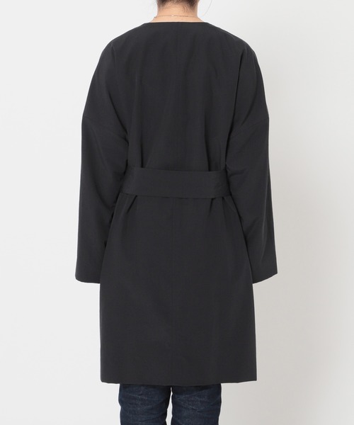 journal standard L'essage（ジャーナルスタンダードレサージュ）の「ノーカラーコート◆（ノーカラーコート・レディース・ベージュ/ネイビー・FREE）」の18枚目の写真