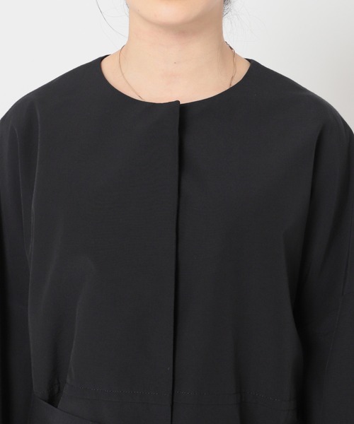 journal standard L'essage（ジャーナルスタンダードレサージュ）の「ノーカラーコート◆（ノーカラーコート・レディース・ベージュ/ネイビー・FREE）」の19枚目の写真