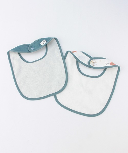 petit main（プティマイン）の「【オーガニック】ガーゼスタイ2P（スタイ/よだれかけ・キッズ・ライトピンク/ライトグリーン/イエロー/ブルー・FREE）」の8枚目の写真