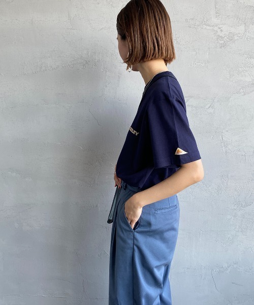 KELTY（ケルティ）の「[KELTY/ケルティ] 別注 発泡プリント ワンポイント胸ロゴTシャツ（Tシャツ/カットソー・レディース・ホワイト/ライトグレー/グリーン/ネイビー・XS/S/M/L）」の17枚目の写真