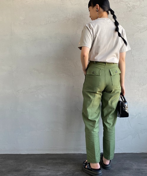 KELTY（ケルティ）の「[KELTY/ケルティ] 別注 発泡プリント ワンポイント胸ロゴTシャツ（Tシャツ/カットソー・レディース・ホワイト/ライトグレー/グリーン/ネイビー・XS/S/M/L）」の21枚目の写真