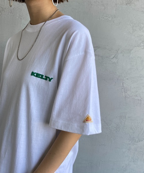 KELTY（ケルティ）の「[KELTY/ケルティ] 別注 発泡プリント ワンポイント胸ロゴTシャツ（Tシャツ/カットソー・レディース・ホワイト/ライトグレー/グリーン/ネイビー・XS/S/M/L）」の20枚目の写真
