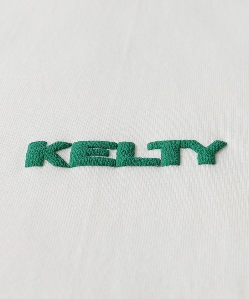KELTY（ケルティ）の「[KELTY/ケルティ] 別注 発泡プリント ワンポイント胸ロゴTシャツ（Tシャツ/カットソー・レディース・ホワイト/ライトグレー/グリーン/ネイビー・XS/S/M/L）」の18枚目の写真