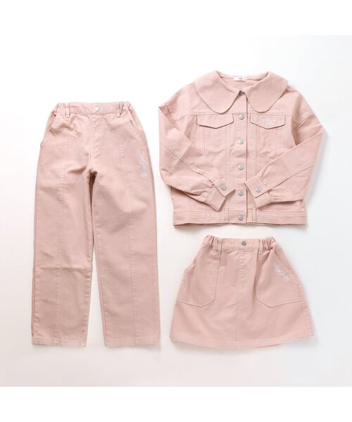 algy(アルジー)の「カラー台形スカート(スカート・キッズ・アイボリー/ラベンダー/ミント/ピンク・XXX-SMALL/XX-SMALL/X-SMALL/SMALL/MEDIUM)」の10枚目の写真