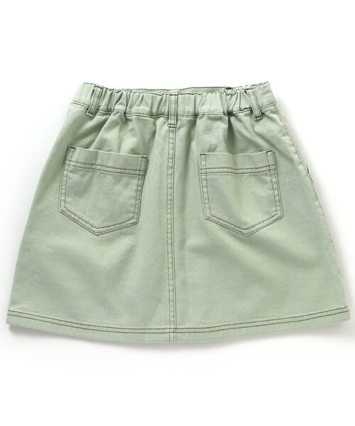 algy(アルジー)の「カラー台形スカート(スカート・キッズ・アイボリー/ラベンダー/ミント/ピンク・XXX-SMALL/XX-SMALL/X-SMALL/SMALL/MEDIUM)」の16枚目の写真