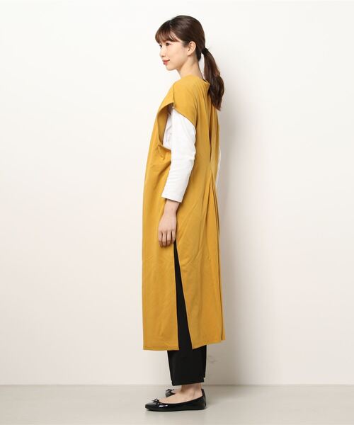y/m by misato（イムバイミサト）の「2WAYベストワンピース（ワンピース・レディース・ブラック/モカ/イエロー系その他・FREE）」の19枚目の写真
