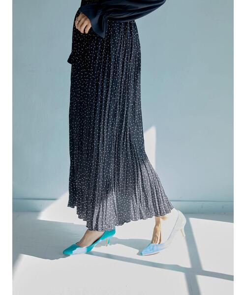 AMERICAN HOLIC（アメリカンホリック）の「丈違いランダムプリーツスカート（スカート・レディース・モカ/ドット/その他14・M/L）」の12枚目の写真