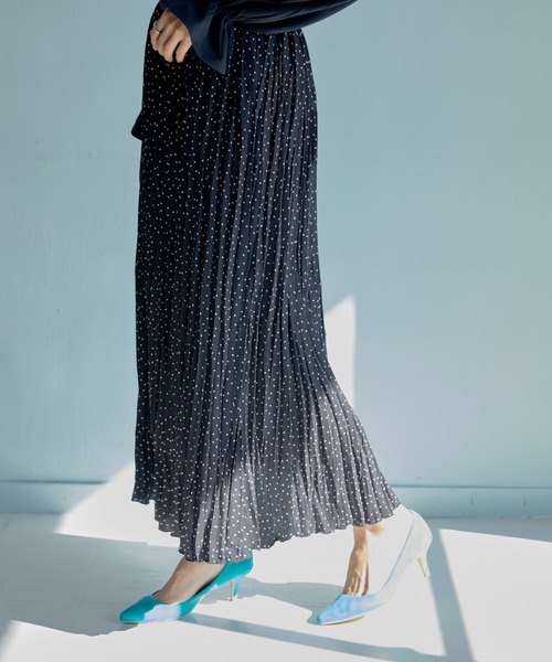 AMERICAN HOLIC（アメリカンホリック）の「丈違いランダムプリーツスカート（スカート・レディース・モカ/ドット/その他14・M/L）」の9枚目の写真
