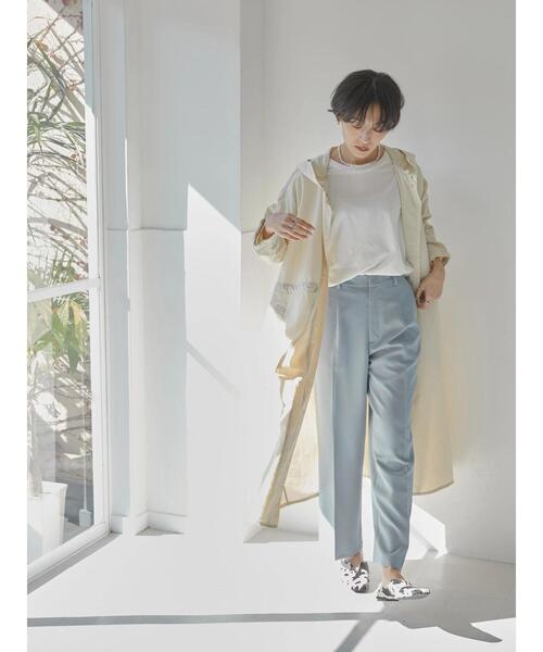 AMERICAN HOLIC（アメリカンホリック）の「フード付きZIPコート（ブルゾン・レディース・アイボリー/ライトベージュ・L/M）」の3枚目の写真