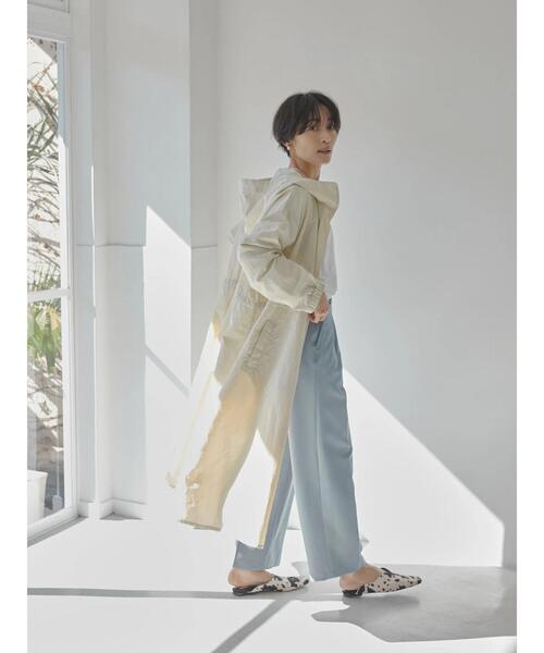 AMERICAN HOLIC（アメリカンホリック）の「フード付きZIPコート（ブルゾン・レディース・アイボリー/ライトベージュ・L/M）」の7枚目の写真