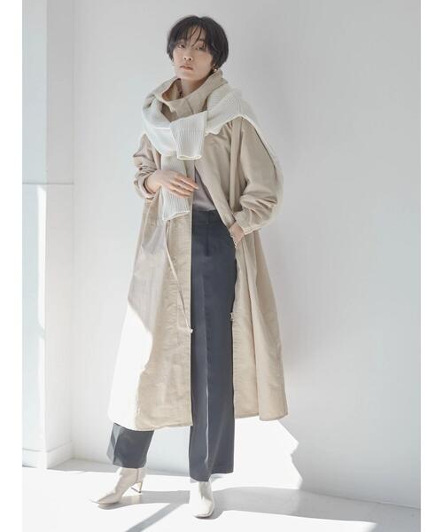 AMERICAN HOLIC（アメリカンホリック）の「フード付きZIPコート（ブルゾン・レディース・アイボリー/ライトベージュ・L/M）」の19枚目の写真