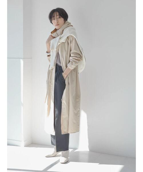 AMERICAN HOLIC（アメリカンホリック）の「フード付きZIPコート（ブルゾン・レディース・アイボリー/ライトベージュ・L/M）」の20枚目の写真